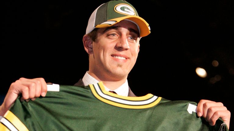 Aaron Rodgers at the 2005 NFL Draft