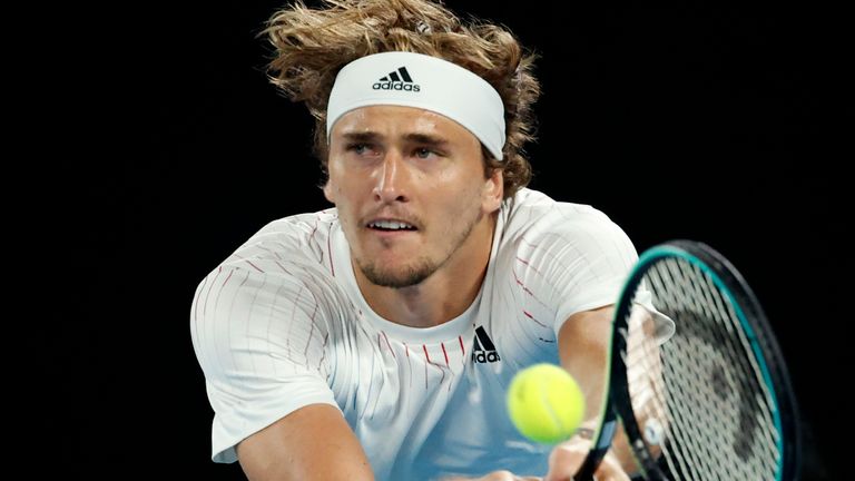 Alexander Zverev defeated compatriot Daniel Altmaier in the first round