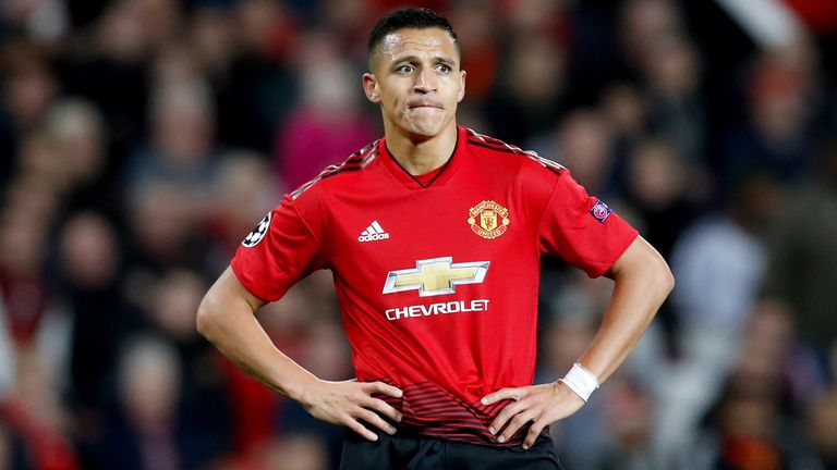 Sanchez endured a difficult spell while at Old Trafford