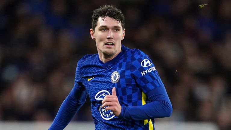 File photo dated 08-01-2022 of Chelsea & # 39; s Andreas Christensen.  Chelsea will be without Andreas Christensen for Saturday & # 39; s Premier League trip to Manchester City due to Covid-19 isolation.  Issue date: Friday January 14, 2022.