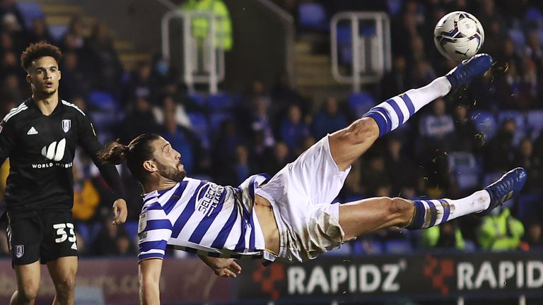Andy Carroll&#39;s spectacular strike was disallowed in Reading&#39;s 7-0 home loss to Fulham