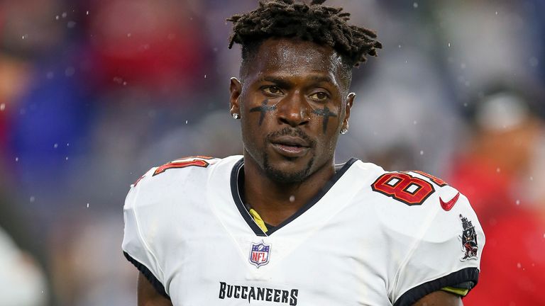 Antonio Brown has been released by the Tampa Bay Buccaneers