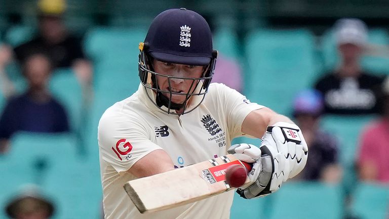 Zak Crawley scored 77 in the second innings of the fourth Test at Sydney as England avoided an Ashes sweep