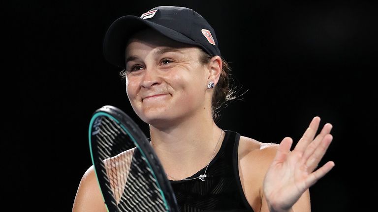 Ashleigh Barty is through to the quarter-finals at the Adelaide International 