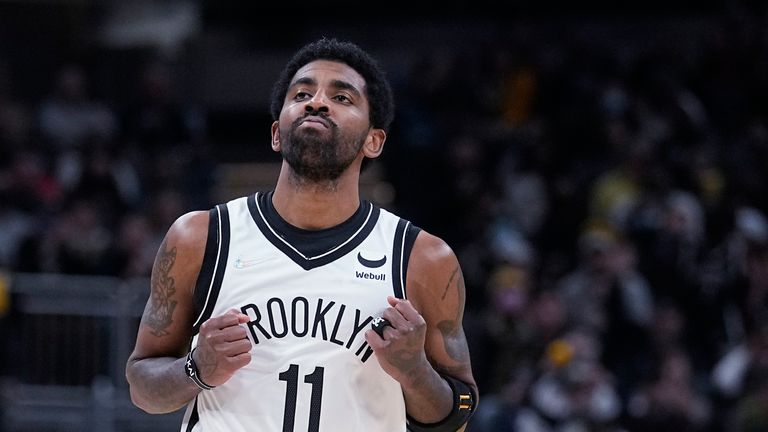 Kyrie Irving made his much-anticipated return after Covid-19 vaccination controversy as the Brooklyn Nets won 129-121 at the Indiana Pacers.