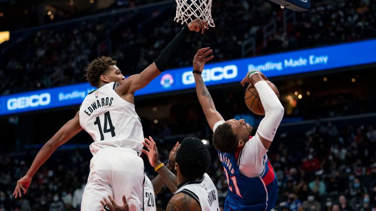 Highlights of the Brooklyn Nets against the Washington Wizards in Week 14 of the NBA.