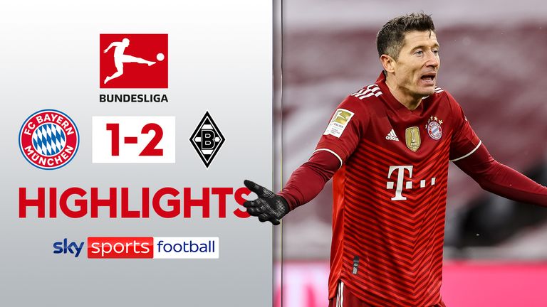 subtraktion bånd Modsatte Bayern Munich 1-2 Borussia Monchengladbach: Bundesliga returns from winter  break with big shock | Football News | Sky Sports