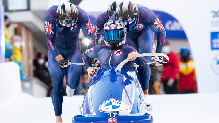 Pilot Brad Hall has guided Great Britain's bobsleigh team a hugely successful World Cup season (AP)