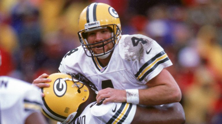 Brett Favre led Green Bay to three-straight playoff wins against over the 49ers in as many seasons