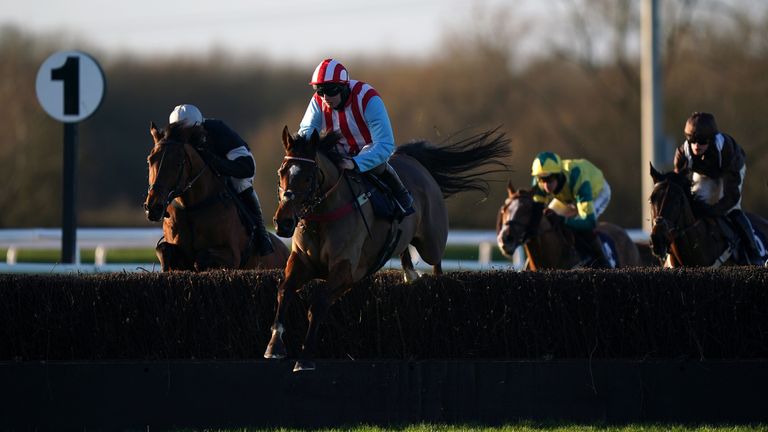 Brorson clears away from his rivals at Southwell