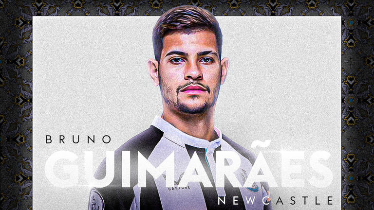 Newcastle have signed Bruno Guimaraes