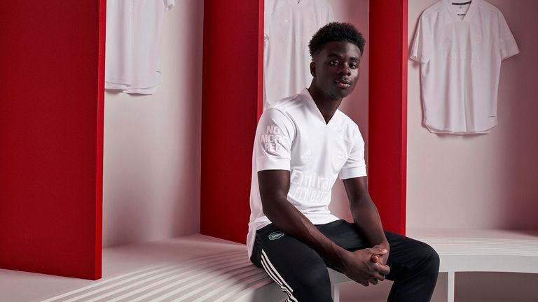 Arsenal and Adidas collaborate on the 'No More Red' campaign 