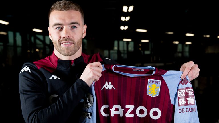 Calum Chambers has joined Aston Villa on a three-and-a-half-year contract