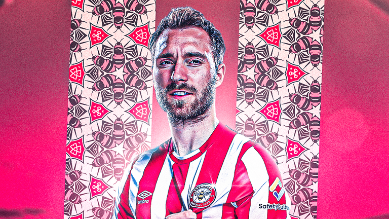 Christian Eriksen has joined Brentford