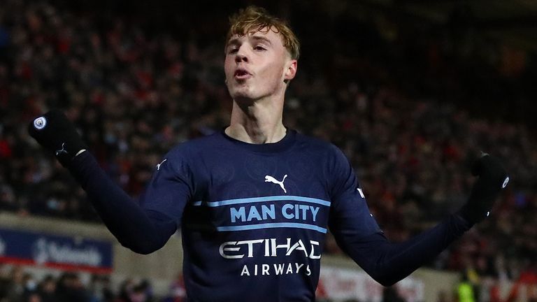 Cole Palmer played a starring role in Man City's FA Cup win at Swindon