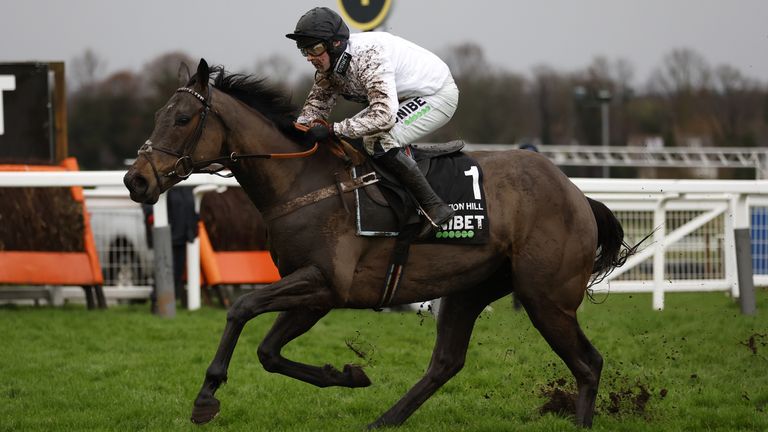 Constitution Hill proved much too good for his rivals in the Tolworth Hurdle at Sandown