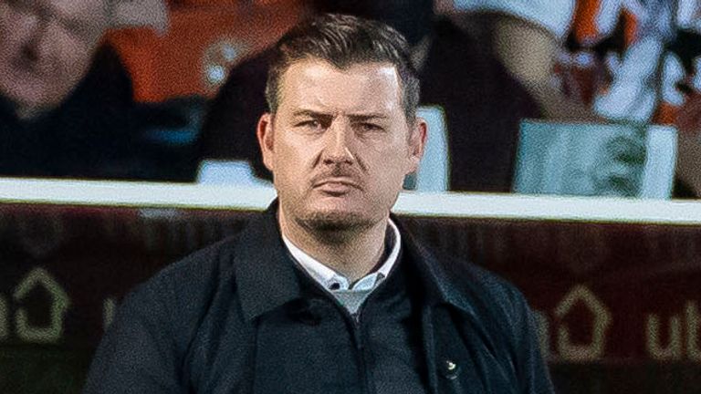 Thomas Courts' Dundee United side are without a win in seven matches