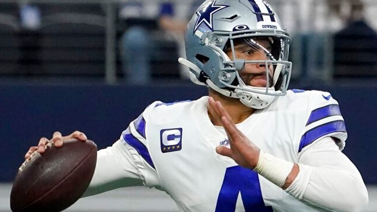 Quarterback Dak Prescott tried his best to bring the Cowboys back into the game but it wasn't to be enough