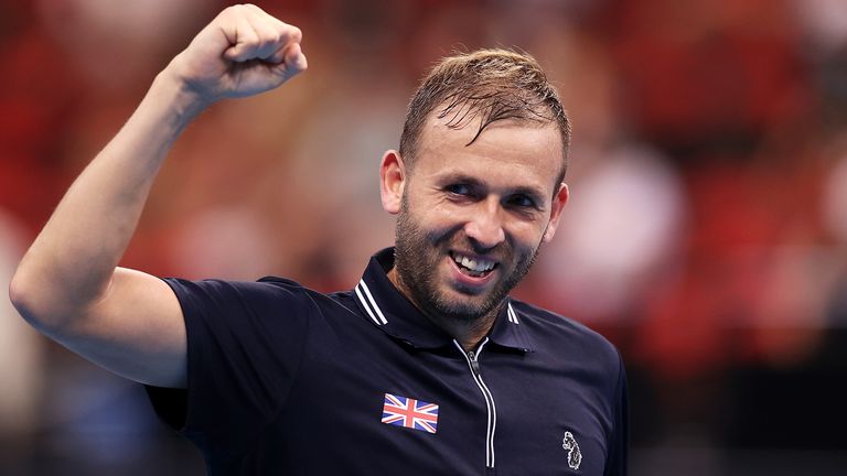 Dan Evans is ranked world No 25, having reached a career-high 22 in September