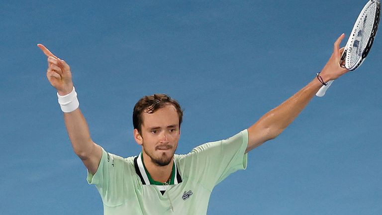 Medvedev's triumph at last year's US Open helped him become world No. 1