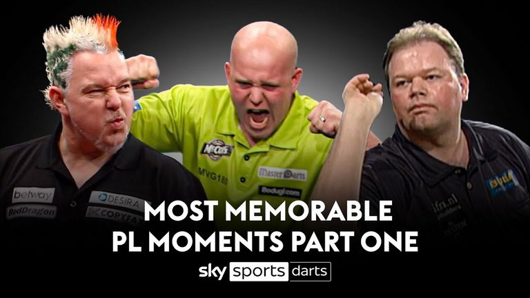 Take a look at some of the most memorable moments from the Premier League of Darts featuring the first PL champion Phil Taylor, tension between Peter Wright and Michael van Gerwen, plus much more!