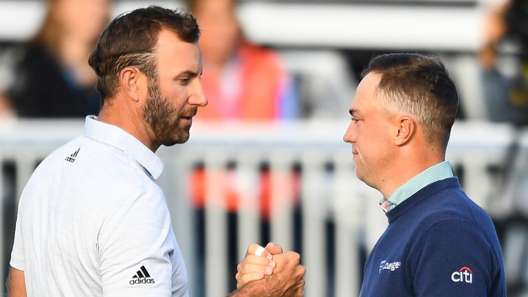 Dustin Johnson and Justin Thomas played together over the first two rounds