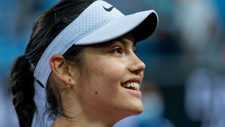 Emma Raducanu is making her Australian Open debut this week in Melbourne 