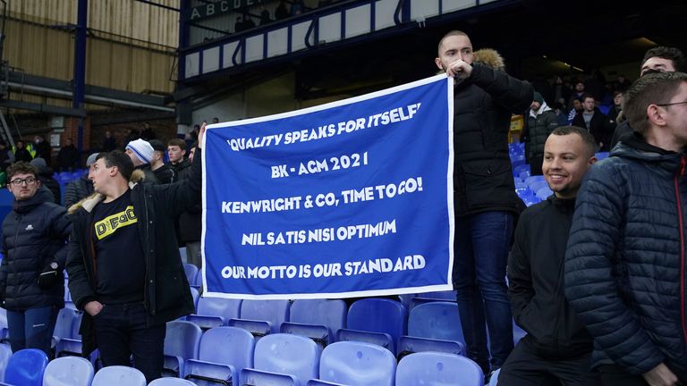 Fans stage a sit-in protest against the board