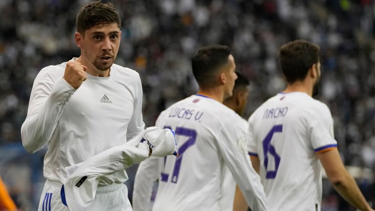 Federico Valverde's extra-time winner sent Real Madrid to the Spanish Super Cup 