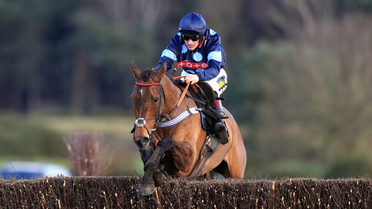 Final Nudge and Sam Twiston-Davies on their way to victory at Market Rasen in February 2020