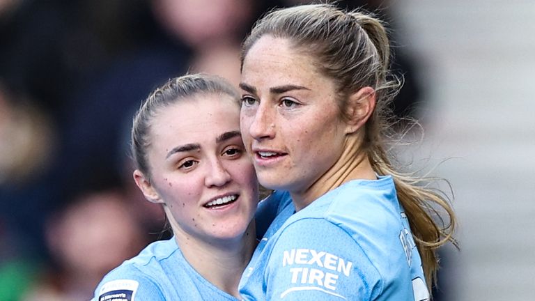 Manchester City's Georgia Stanway made history with her hat-trick in the Women's FA Cup on Saturday