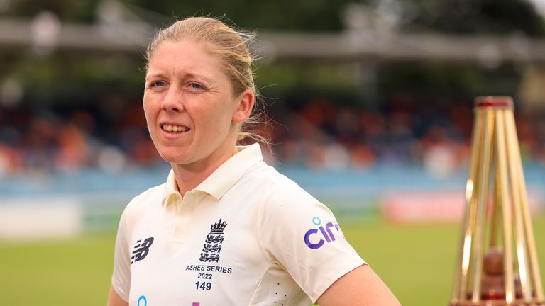 Heather Knight is excited for the 'special' feeling of representing England in a Test match