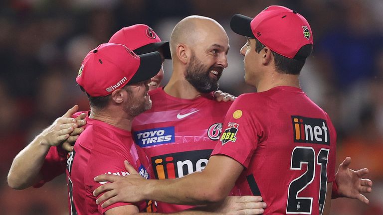 Nathan Lyon, Sydney Sixers, BBL final (Getty)