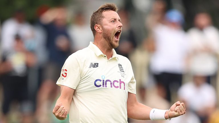 Ollie Robinson took two early wickets as Australia slipped to 12-3
