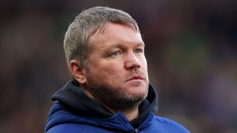 Hull City manager Grant McCann on the touchline during the Sky Bet Championship match at the MKM Stadium, Kingston upon Hull. Picture date: Sunday January 16, 2022.