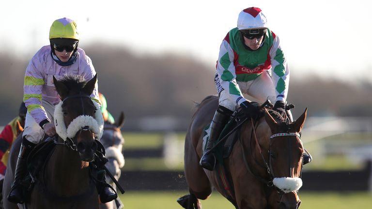 Guerlain De Vaux on his way to victory at Catterick in January