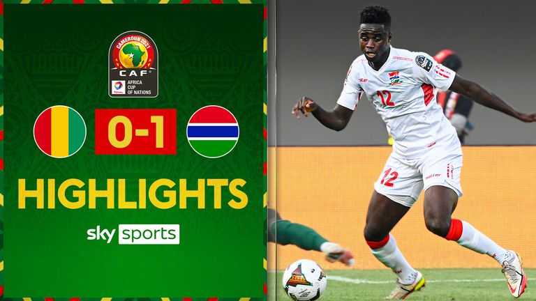 guinea v gambia afcon highlights