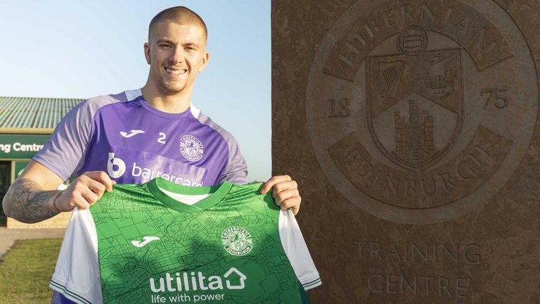 Harry Clarke is new Hibs boss Shaun Maloney's third signing 