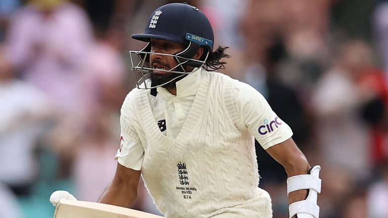 Haseeb Hameed was getting notably further forward at the start of his second innings in Sydney