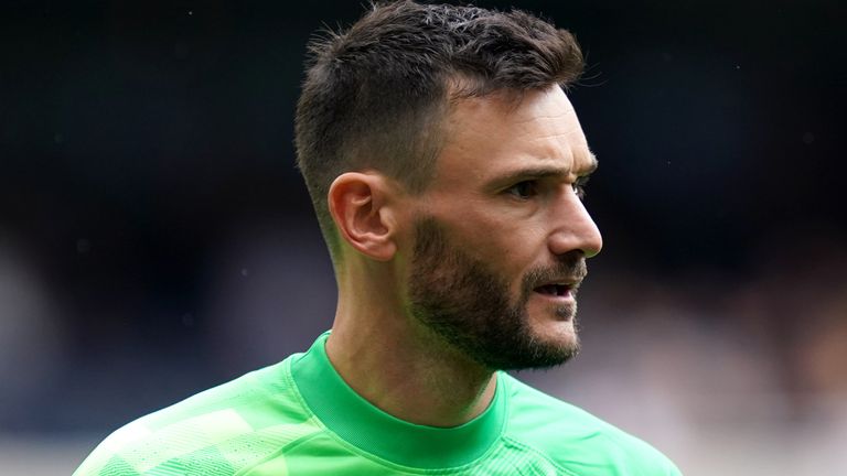 File photo dated 08-08-2021 of Tottenham Hotspur goalkeeper Hugo Lloris. Tottenham captain Hugo Lloris says his side "cannot give up" after stuttering to a fourth London derby defeat of the season at West Ham. Issue date: Monday October 25, 2021.