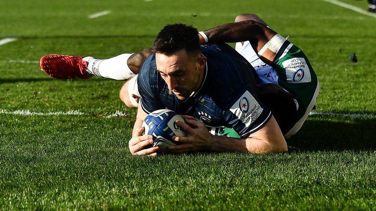 Jack Conan notched two tries as Leinster totted up a remarkable 89 points vs Montpellier