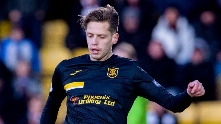 LIVINGSTON, SCOTLAND - DECEMBER 05:  .Jack Fitzwater in action for Livingston during a cinch Premiership match between Livingston and Heart of Midlothian at the Tony Macaroni Arena, on December 05, 2021, in Livingston, Scotland.  (Photo by Alan Harvey / SNS Group)