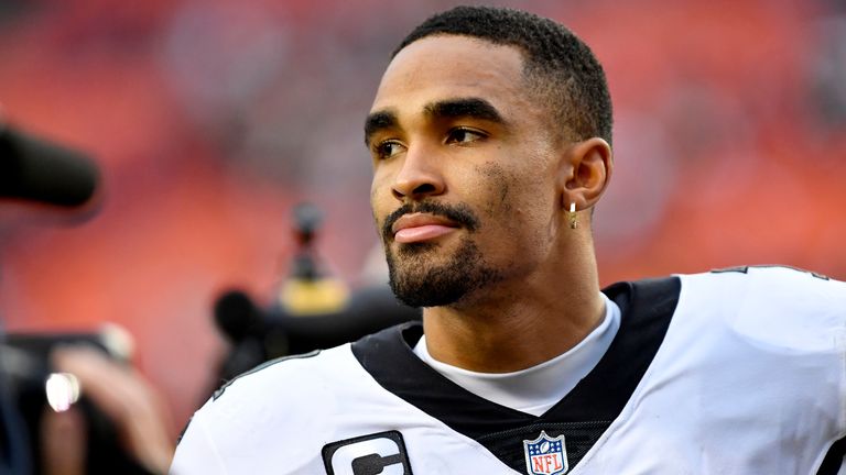 Philadelphia QB Jalen Hurts urges NFL to act over Washington barrier  collapse, NFL