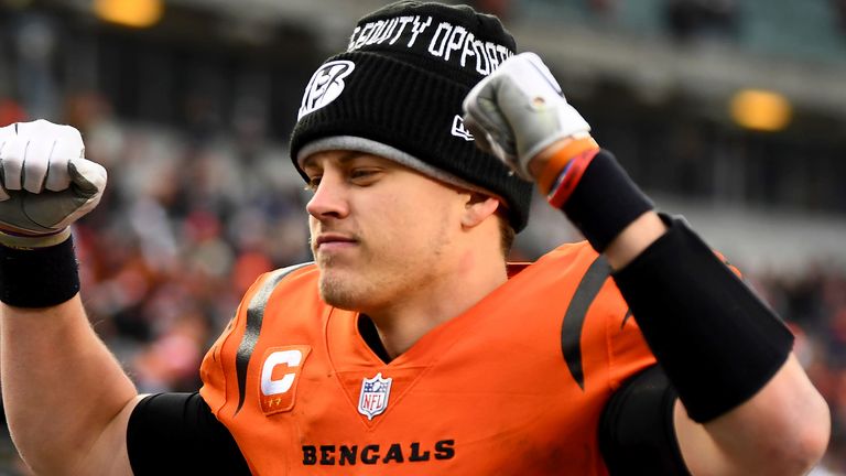 Joe Burrow and the Cincinnati Bengals have clinched the AFC North division title