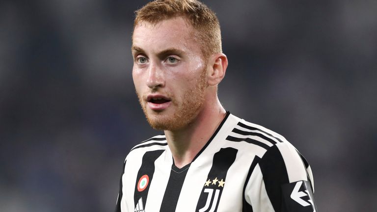 September 29, 2021, Turin, United Kingdom: Turin, Italy, 29th September 2021. Dejan Kulusevski of Juventus looks on during the UEFA Champions League match at Allianz Stadium, Turin. Picture credit should read: Jonathan Moscrop / Sportimage(Credit Image: © Jonathan Moscrop/CSM via ZUMA Wire) (Cal Sport Media via AP Images)