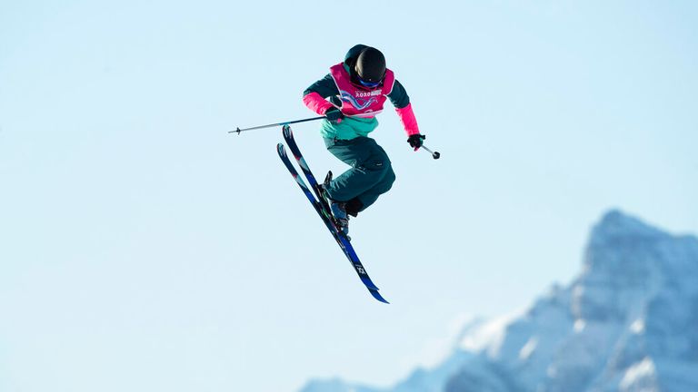 Kirsty Muir GBR in training ahead of the Freestyle Skiing Women...s Freeski Slopestyle at the Leysin Park. The Winter Youth Olympic Games, Lausanne, Switzerland, Saturday 18 January 2020. Photo: OIS/Ben Queenborough. Handout image supplied by OIS/IOC.