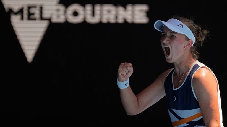 Barbora Krijkova nunca había superado la segunda ronda en Melbourne antes de este año.