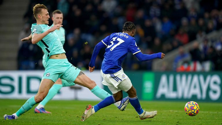 Ademola Lookman squanders the best chance of the first half