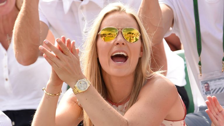 Vonn says Wimbledon is her favourite place to visit in the UK because she loves tennis