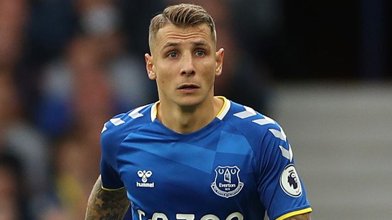 Lucas Digne appears to be nearing an exit from Goodison Park